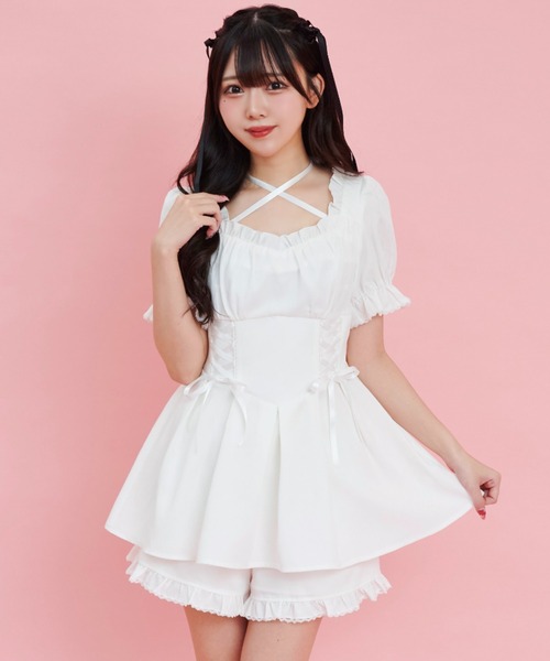 Secret Honey セットアップ サイドレースアップセットアップ