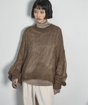 ニット モヘアライクシアーニットプルオーバー ...の詳細画像1