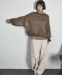 ニット モヘアライクシアーニットプルオーバー ...の詳細画像4
