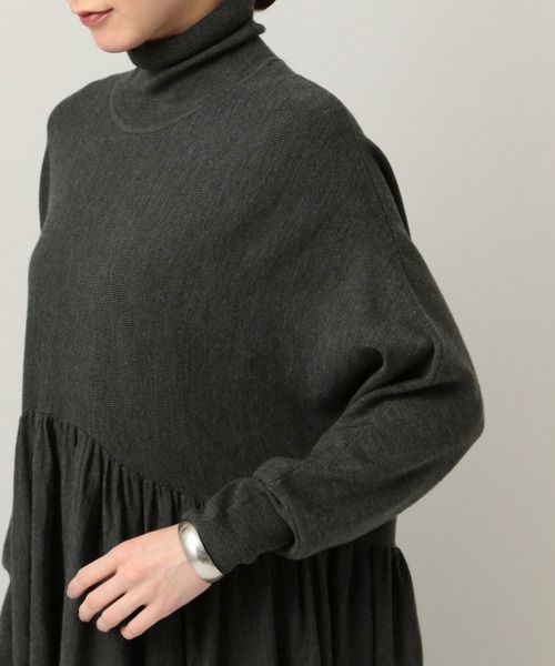 Curensology」 ニットワンピース FREE ネイビー レディース : 85104653  