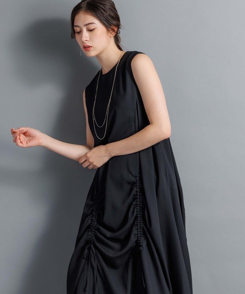 リネンAライクワンピース Anside ワンピース リネンライクドロストワンピース : ZOZOTOWN