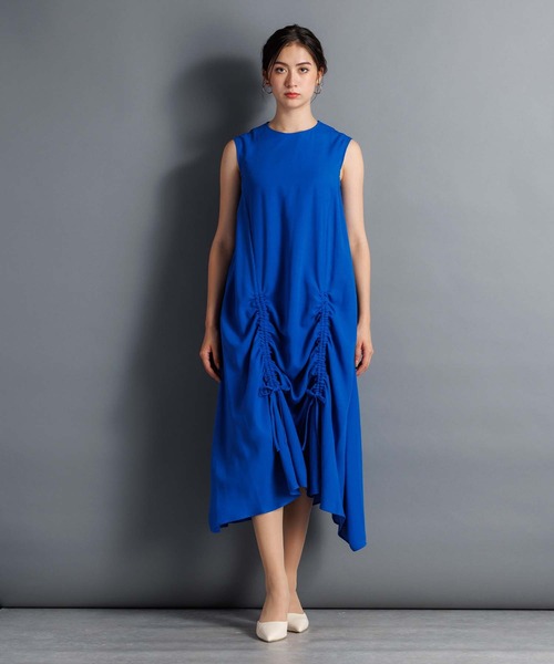 リネンAライクワンピース Anside ワンピース リネンライクドロストワンピース : ZOZOTOWN