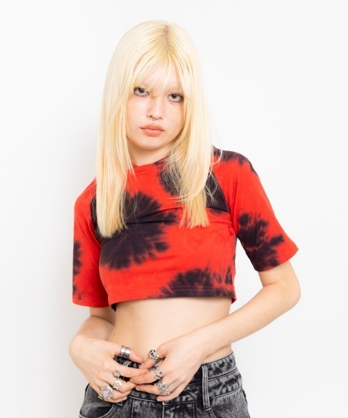 tシャツ atmos pink Halter Neck Tie-dye T-shirt / アトモス ピンク ホルターネック タイダイ ティ−シャツ