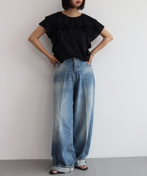 MW コットンフリルブラウス 79cb002-25679-01b.jpg