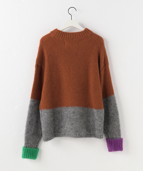 ERL Mohair混 セーター セール】【ERL / イーアールエル】UNISEX MOHAIR MIX SKULL