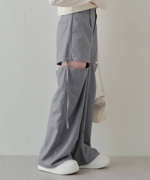 Chico（チコ） パンツ FREE グレー レディース : ZOZOTOWN Yahoo!店