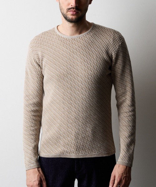 HIDEAWAYS NICOLE（ハイダウェイ ニコル） セーター ニット 幾何学柄