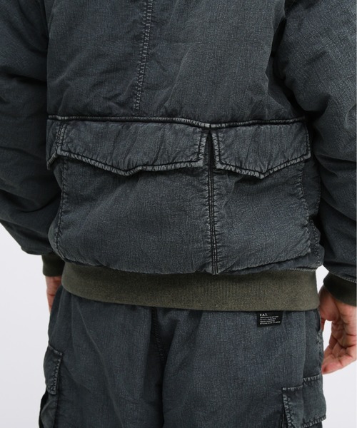 ミリタリージャケット モッズコート 「AVIREX / F.A.T.」FADE WASH WEP JACKET / フェイドウォッシュ ウェップ ジャの画像