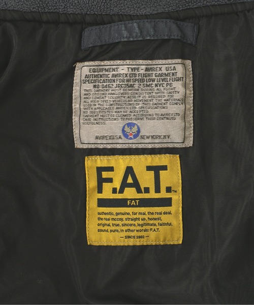ミリタリージャケット モッズコート 「AVIREX / F.A.T.」FADE WASH WEP JACKET / フェイドウォッシュ ウェップ ジャの画像