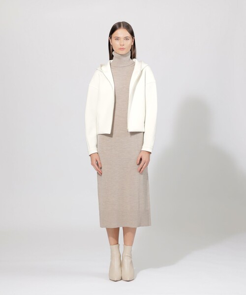 EPOCA ワンピース 「WEB限定」 ウォッシャブルウール タートルニット  