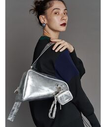 UNLIENS アンリアン マルチウェイベルト 美品 UN3D. ショルダーバッグ バッグ IRREGULAR TRIANGLE LEATHER BAG