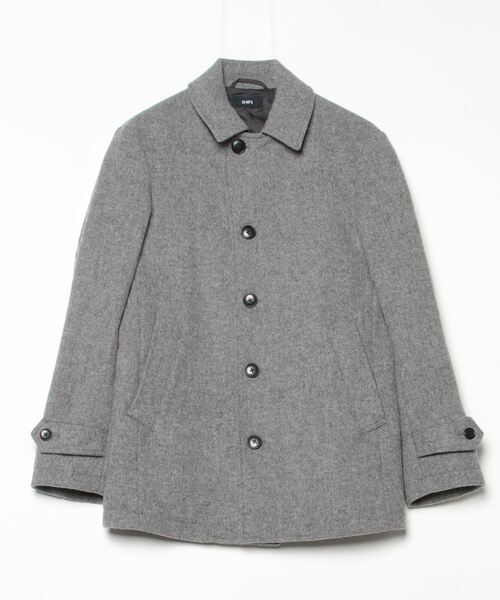 SHIPS（シップス） ピーコート SMALL チャコールグレー メンズ