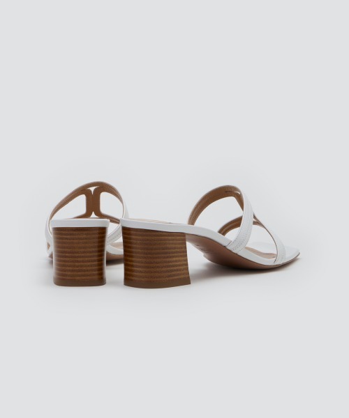 ペリーコ　サンダル　シルバー　新品 PELLICO サンダル SILVER カナーレ 5.0cm WHITE レディース