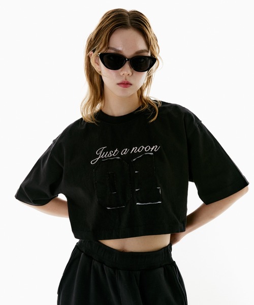 JUST A NOON セットアップ ユニセックス 刺繍ロゴスウェット
