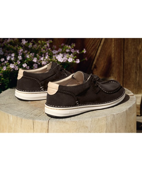 デッキシューズ Pasadena / パサデナ スエードレザー Mocca 「レギュラー幅」 UNISEX メンズ レディース_4