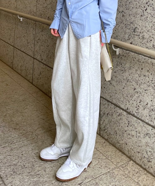 パンツ No brand sweat pants スウェットパンツ ジャージ SLASH SWEAT PANTS レディース