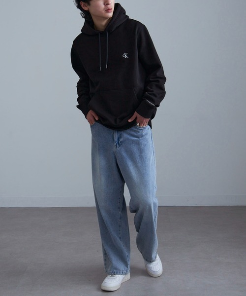 即発可能！レアなカルバンクラインジッパーフーディー Amazon.co.jp: [カルバンクライン] Jeans フード ジップパーカー