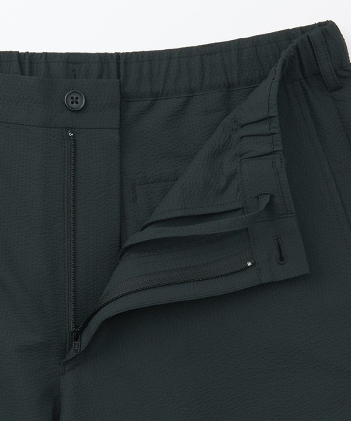 風を通すストレッチサッカーノータックパンツ　　 M×2枚 裾上:股下70 風を通すストレッチサッカーノータックパンツ M×2枚 裾上:股下70