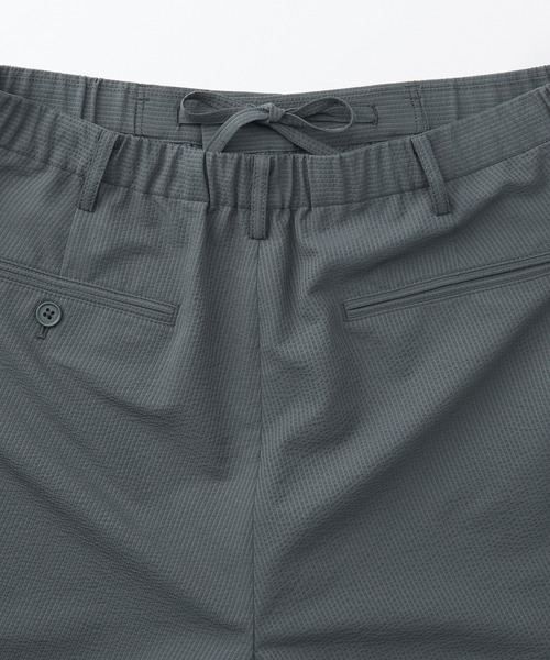 無印良品 パンツ 紳士 風を通すストレッチサッカーノータック