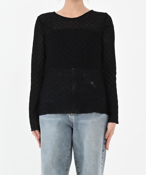 tシャツ シュリンクレースクルートップス 「低身長・小柄女性」 レディース tシャツ シュリンクレースクルートップス 「低身長・小柄女性