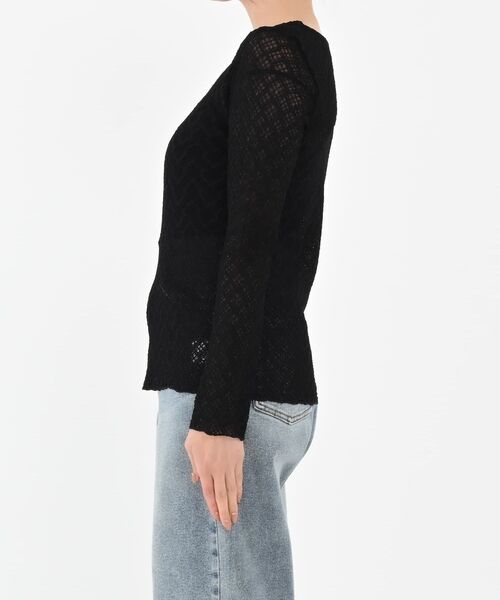 tシャツ シュリンクレースクルートップス 「低身長・小柄女性」 レディース tシャツ シュリンクレースクルートップス 「低身長・小柄女性