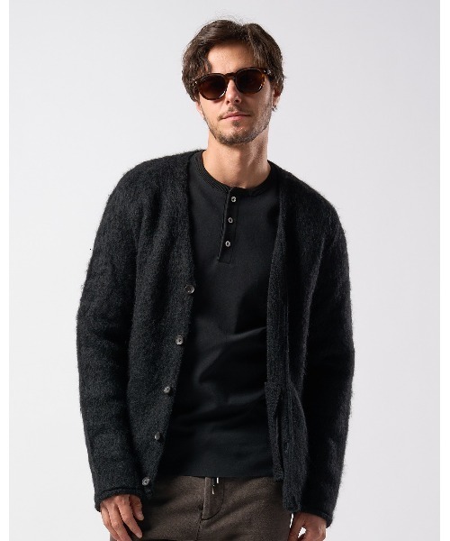 【新品4.2万】wjk ニット ジャケット カーディガン XLサイズ ブラック wjk カーディガン mohair shaggy knit cardigan メンズ : ZOZOTOWN