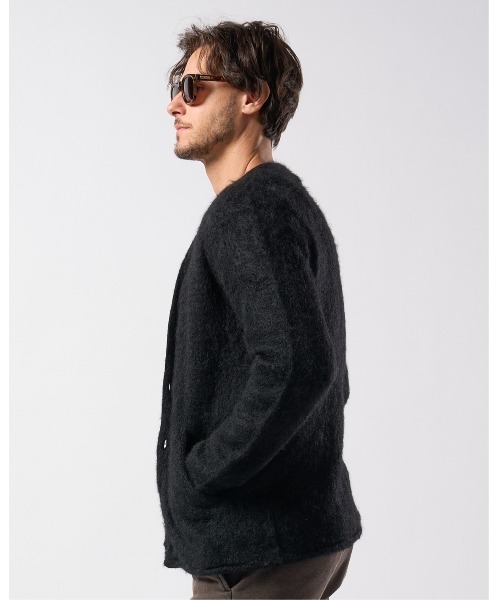 wjk カーディガン mohair shaggy knit cardigan メンズ : ZOZOTOWN