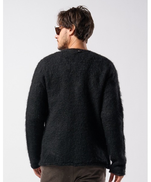 wjk カーディガン mohair shaggy knit cardigan メンズ : ZOZOTOWN