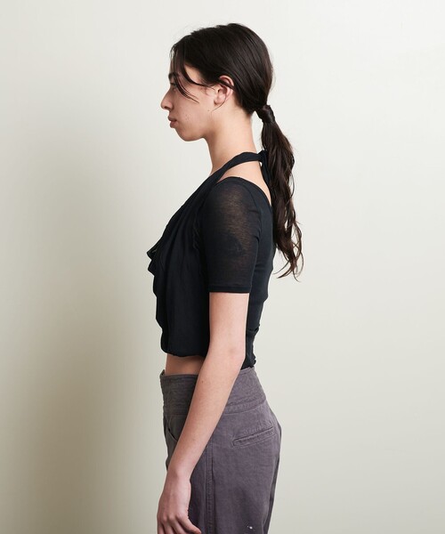 tシャツ 「ATTISESSION」コットン フライス ホルターネック トップス レディース BEAUTY&YOUTH UNITED ARROWS｜<ATTISESSION>コットン フライス