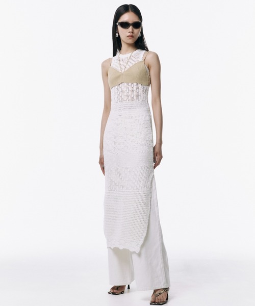 josemoon ニットワンピース JOSE MOON ワンピース MOTIF PATTERN KNIT DRESS/モチーフ