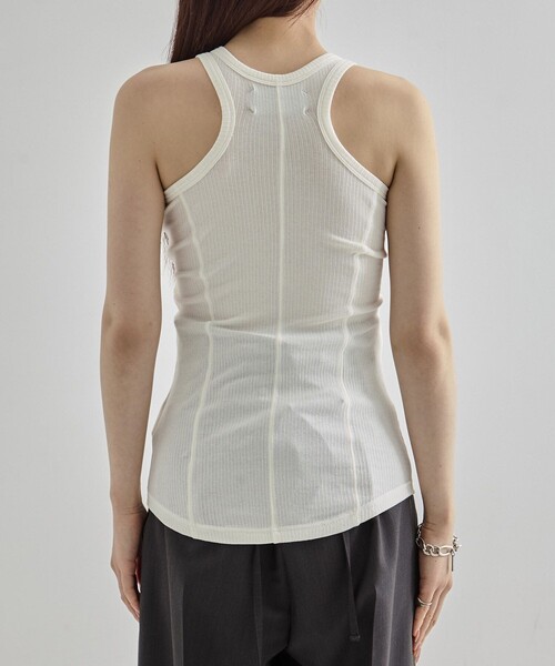 タンクトップ ノースリーブ 「Steven Alan」ラメ テレコ タンクトップ レディース STEVEN ALAN タンクトップ ノースリーブ 「Steven Alan」ラメ