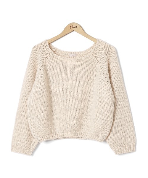 「flower」 長袖ニット FREE ピンク レディース_画像5