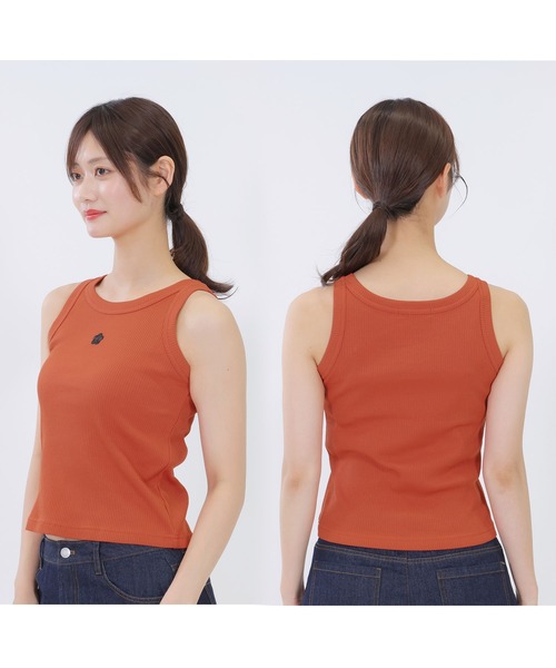 MARY QUANT - 新品 24SS MARYQUANT デイジー リブニットトップス ノースリーブ MARY QUANT タンクトップ ノースリーブ マリークワント mary