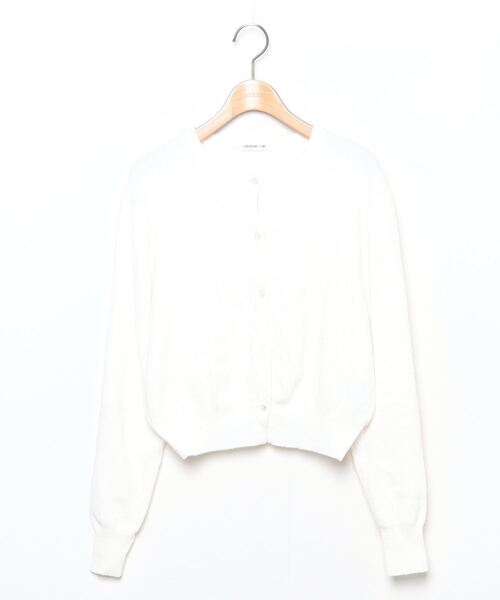 「Deuxieme Classe」 「EVERYDAY I LIKE.」ニットカーディガン FREE ホワイト レディース