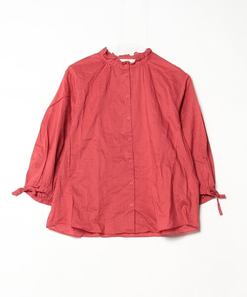 「To b. by agnes b.」 7分袖ブラウス 38 レッド系その他 レディース