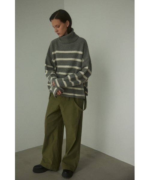 「BLACK BY MOUSSY」 タートルネックニット FREE ホワイト系その他 レディース_画像2