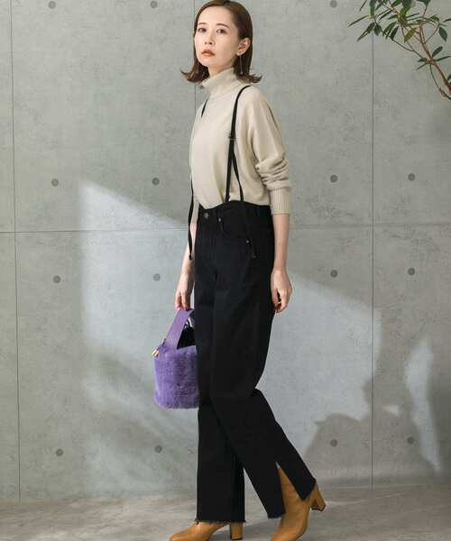 【着用3回】アーバンリサーチロッソ　カシミヤ100% タートルニット　グレージュ 楽天市場】タートルネックフレアワンピース／アーバンリサーチ ロッソ