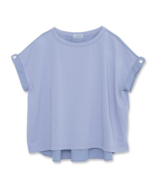 tシャツ 布帛コンビプルオーバー レディース