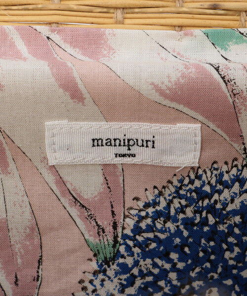 manipuri かごバッグ カゴバッグ | スカーフハンドル トート
