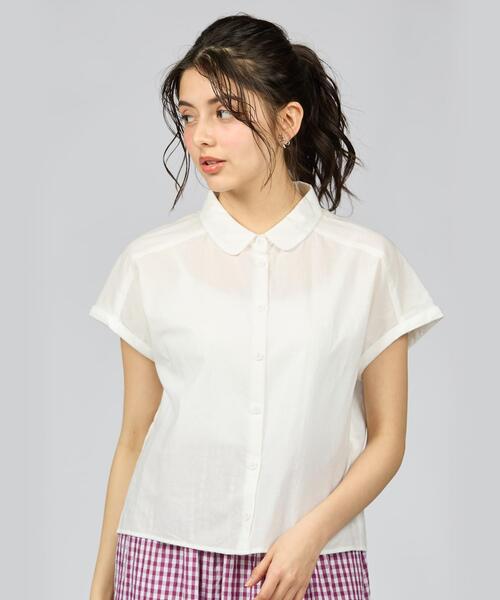 「To b. by agnes b.」 半袖シャツ 36 ホワイト レディース