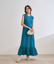 ワンピース 「WEB・一部店舗限定」バックシャンティアードワンピース/洗える｜ZOZOTOWN Yahoo!店