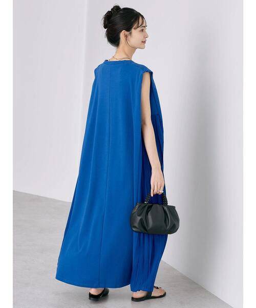 「AMERICAN HOLIC」 ノースリーブワンピース L ブルー レディース_画像7