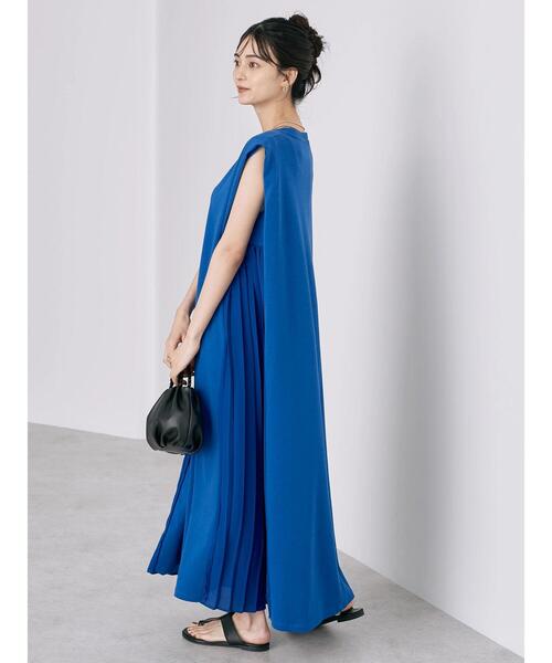 「AMERICAN HOLIC」 ノースリーブワンピース L ブルー レディース_画像8