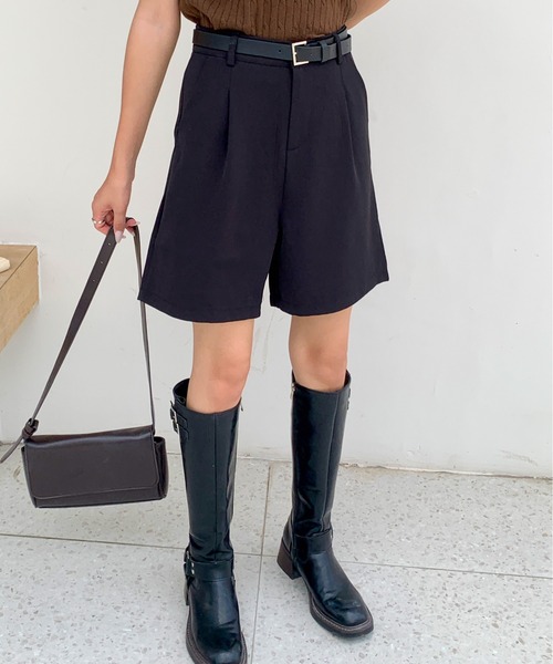 パンツ タックバミューダハーフパンツ レディース : ZOZOTOWN Yahoo!店