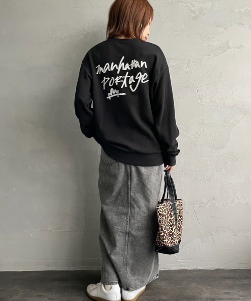 専用！マンハッタンポーテージ別注スウェット長袖トレーナーS ノースフェイス Manhattan Portage（マンハッタンポーテージ） トレーナー スウェット