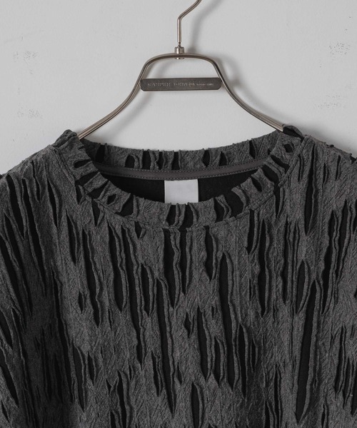 「Casper John」 長袖Tシャツ MEDIUM グレー メンズ