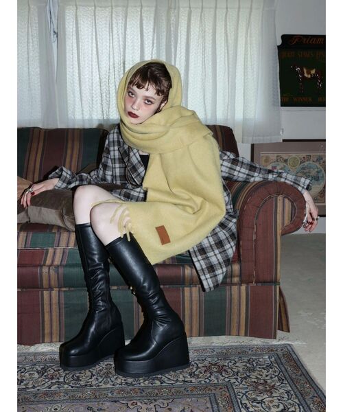 EVRIS - ルーズロングテーラードジャケット♡エヴリス！コート EVRIS（エヴリス） ジャケット テーラードジャケット チェックルーズ