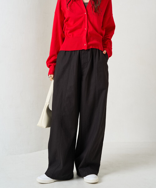 a♡様　　カーゴツイルボリュームパンツ FREAK'S STORE（フリークスストア） カーゴパンツ 限定展開 イージー