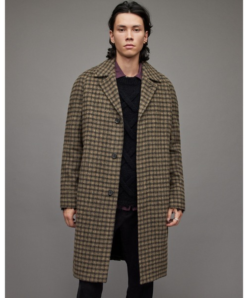 ALLSAINTS（オールセインツ） チェスターコート 40 ブラウン メンズ
