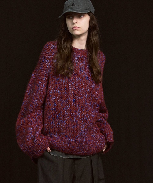 MAISON SPECIAL セーター ニット 「UNISEX」Tape Yarn Mix Hand